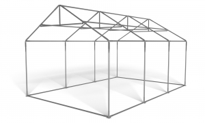 Párty stan PVC 4x6m PREMIUM