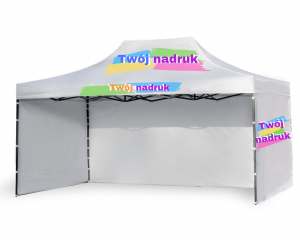 Namiot reklamowy LEKKI 3x4,5 - tylko kolor biały